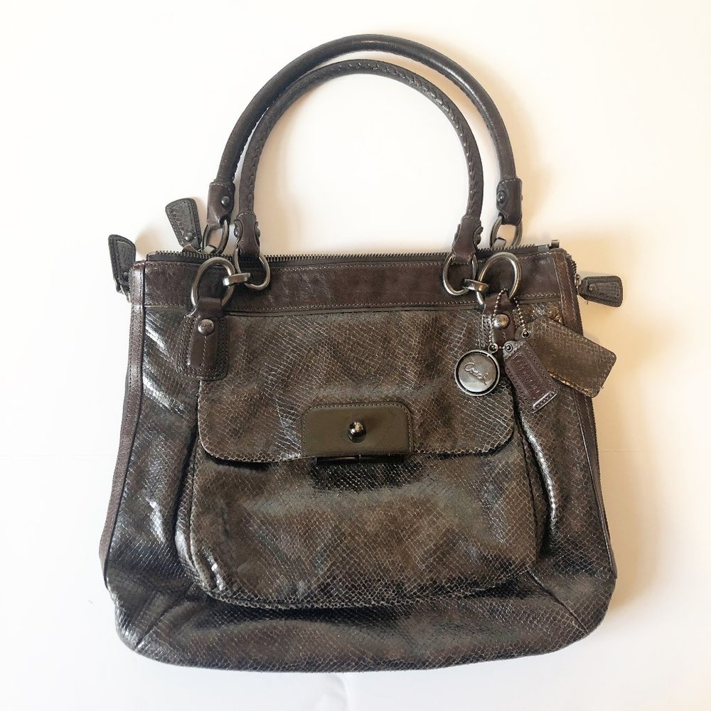 COACH RARE Limited Edition Kristin Python Tote